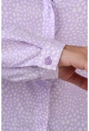 Camasa Dama Vila Vipaya V-Neck Lilac /White Dots